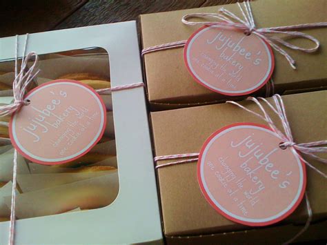 Jujubee's Bakery: Boxes and Labels!