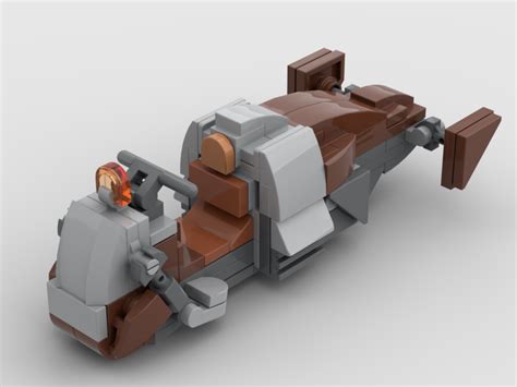 Lego Moc Coruscant Flintknot Speeder By Yylegodesigns Rebrickable