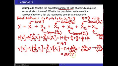 Multivariate Distributions Variance Of A Sum Of Random Variables