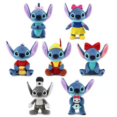 Disney Lilo Stitch Plush Doll Toys Kawaii Soft Stuffed Cartoon Cute