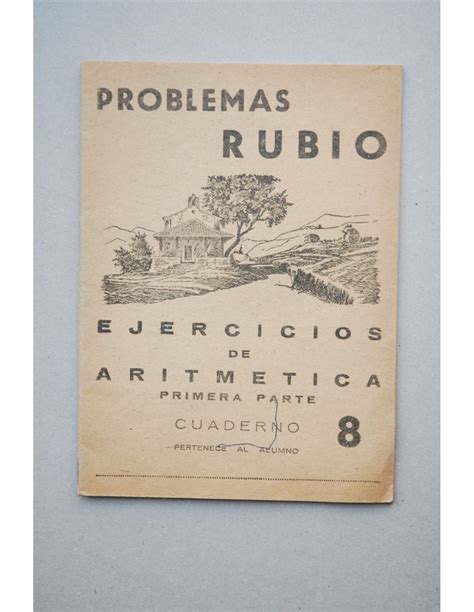 PROBLEMAS RUBIO ejercicios de aritmética Primera parte Cuaderno 8