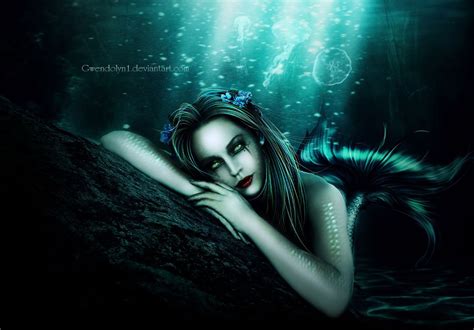 Dark Mermaid Wallpapers Wallpaper Cave