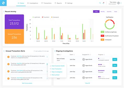 Aml Dashboard — Ebru S Design