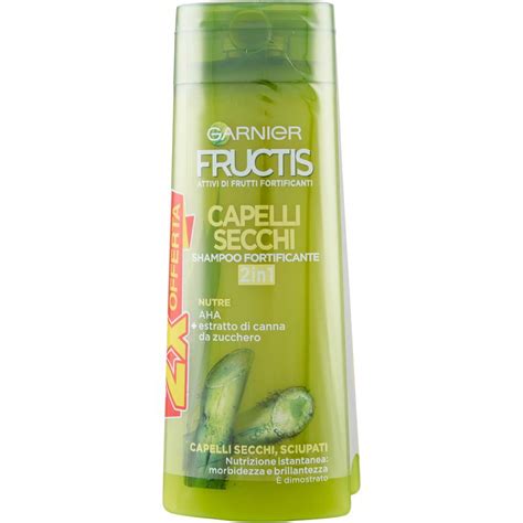 Shampoo Fortificante In Per Capelli Secchi Garnier Fructis X Ml