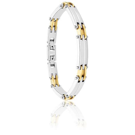 Bracelet Lotus Style En Acier Bicolore LS2259 2 1 Lotus Ocarat