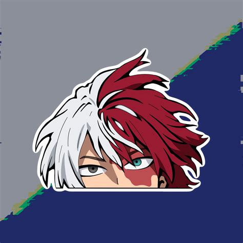 Shoto Todoroki Sticker My Hero Academia Boku No Hero Etsy Free Hot