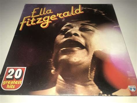 Ella Fitzgerald ‎ 20 Greatest Hits Plak Cd Dvd Satın Al