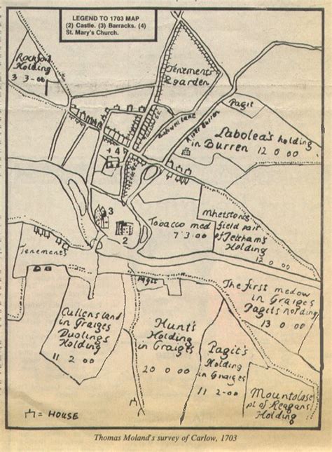 A Collection Of Maps And Drawings Of County Carlow