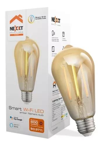 Lámpara Led Smart Wifi Nexxt Nhb a520 Ámbar 8w Inteligente Cuotas sin