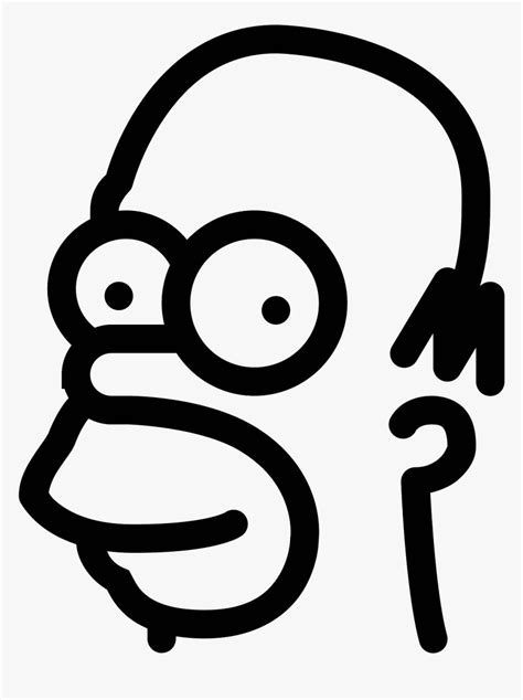 Homer Simpson Icon - Homer Simpson Pumpkin Carving Stencil, HD Png ...