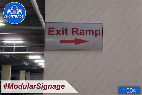 Exit Ramp Modular Signs | SIGNTRADE