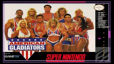 SNES Super Side Quest Game 362 American Gladiators YouTube