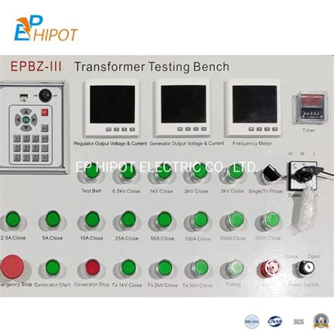 Power Transformer Testing Bench Transformer Test Equipment Epbz Iii