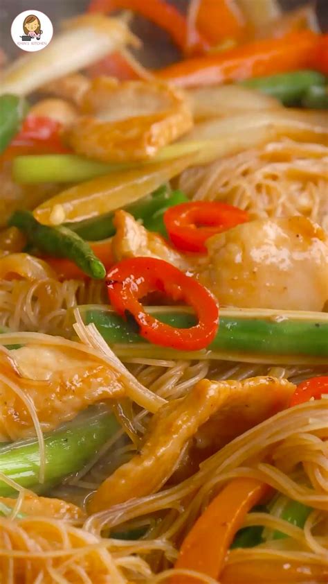 Rice noodles stir fry – Artofit