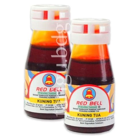 Jual Red Bell Pewarna Pangan Kuning Tua 30gr Redbell Pewarna Makanan