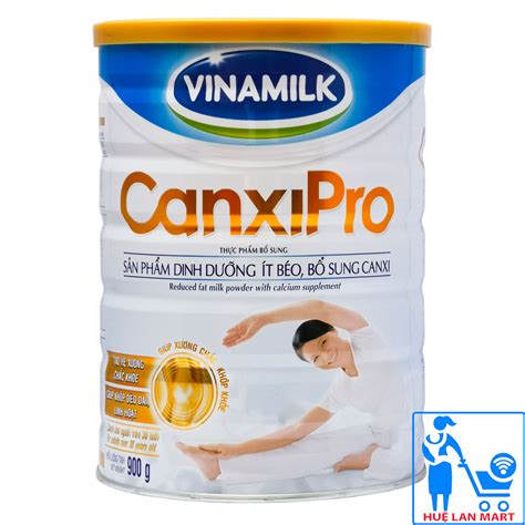 Sữa Bột Vinamilk Canxi Pro Hộp 900g Sản Phẩm Dinh Dưỡng ít Béo Bổ