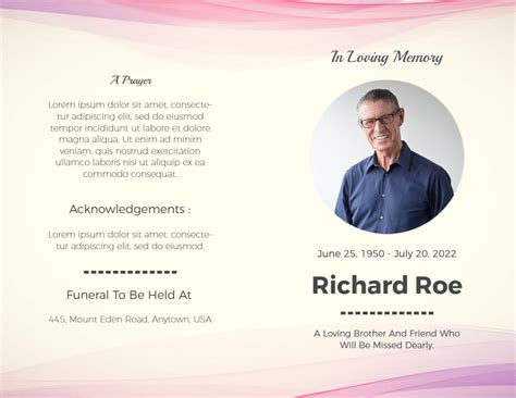 Funeral Brochure Templates