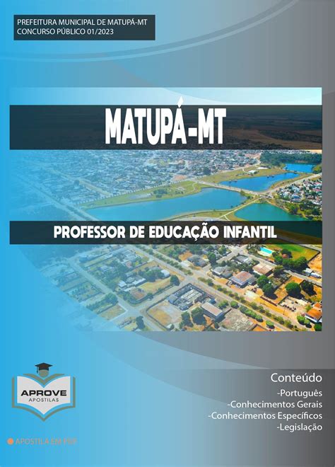 Apostila Matup Professor De Educa O Infantil Aprove Apostilas