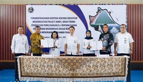 Waskita Bangun Sistem Modernisasi Irigasi Rentang Senilai Rp 270 Miliar