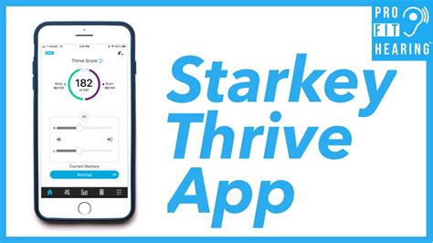 Starkey Livio Hearing Aid App - Thrive Tutorial - Pro Fit Hearing