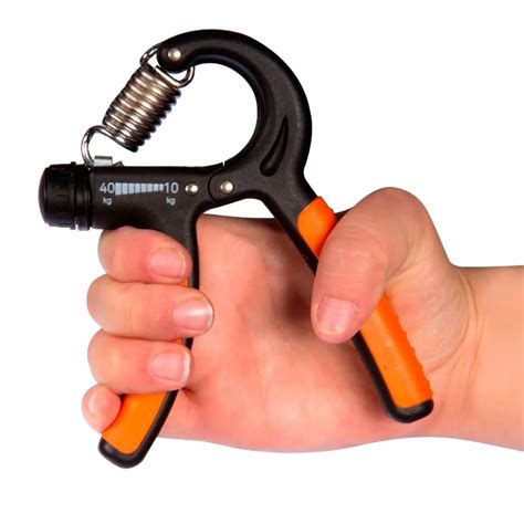 Hand Grip Exercitador Para Mãos Punho Emborrachado Vermelho Chaveiro