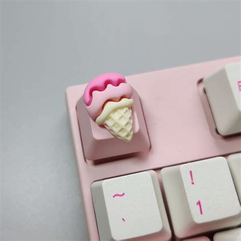 Teclado mecánico con tapa de tecla de eje bajo circular Cute Cats Paw