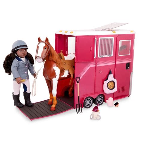 Our Generation Mane Attraction Horse Trailer For 18 Inch Dolls