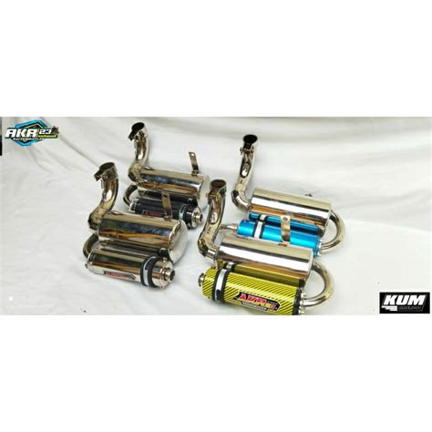 Jual Knalpot Vespa Standar Racing S1 Full Crome PX Excell Super