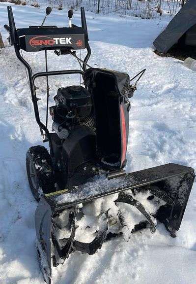 Ariens Sno Tek Snowblower Electric Start Sherwood Auctions