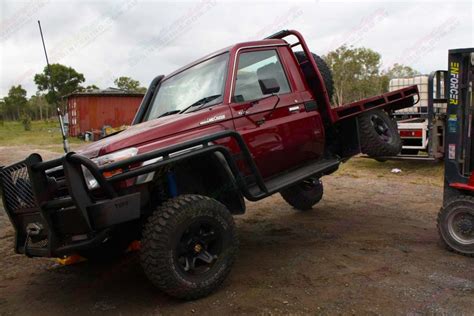 Toyota Landcruiser Series Single Cab Maroon Superior