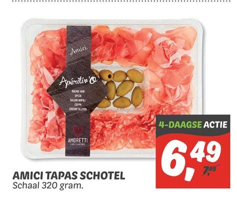 Amici Tapas Schotel Aanbieding Bij Dekamarkt