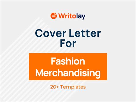 Fashion Merchandising Cover Letter Templates Writolay