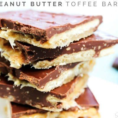 Delicious Chocolate Peanut Butter Toffee Bars