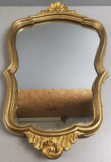 MIROIR ANCIEN CADRE BOIS DORE Style Louis XVI Gold Wood Mirror