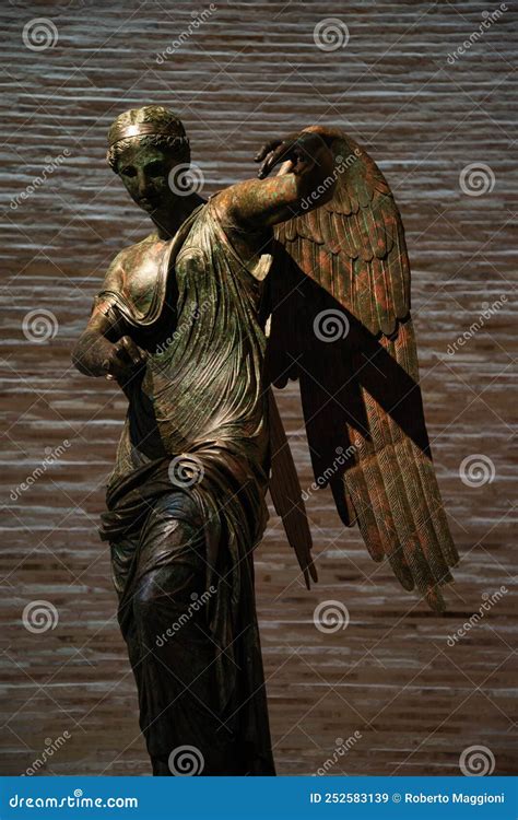 Vittoria Alata Winged Victory Ancient Roman Statue Editorial Image