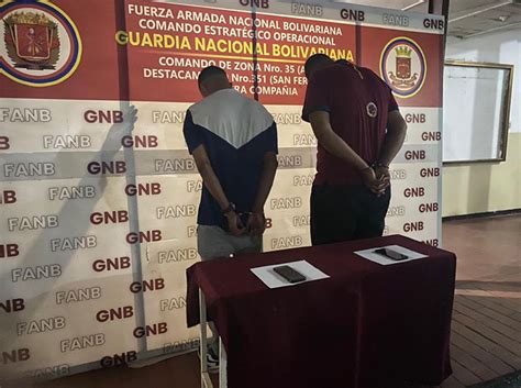 GNB Captura 2 Integrantes Del Tren De Aragua En El Estado Apure