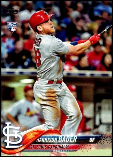 Topps Rookie Harrison Bader Rc Ebay