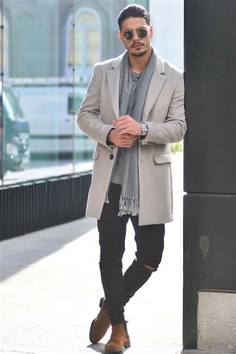 Overcoat Outfits For Men How To Wear Overcoat Winter Outfits Men