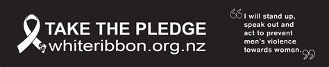 The Pledge | White Ribbon New Zealand