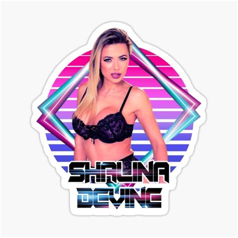 Shalina Devine Sticker For Sale By Xgirlsx Redbubble