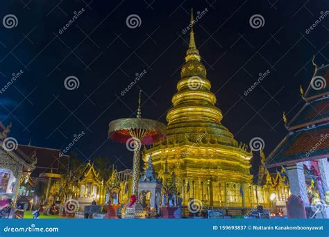 Phra De Wat Ese Destino Que Viaja Religioso Importante Del Templo De La