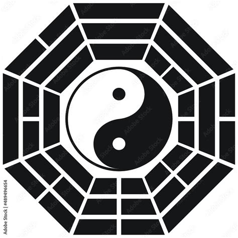 Fu Xi's Earlier Heaven Bagua / Pakua Chinese Taoist Symbol Stock Vector | Adobe Stock