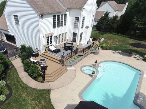 Pool Deck Ideas Decking Ideas And Designs For Inground Pools