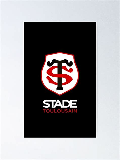 Toulouse Rugby Stadium Logo Posterundefined By Comores22 Redbubble