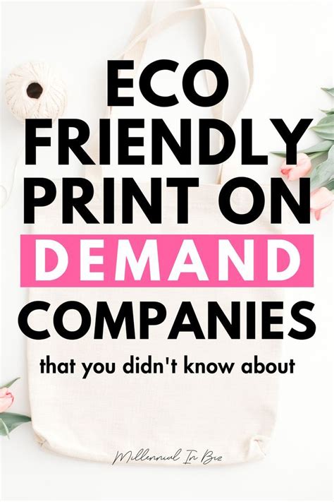 7 Best Eco Friendly Print On Demand Companies You Should Know About