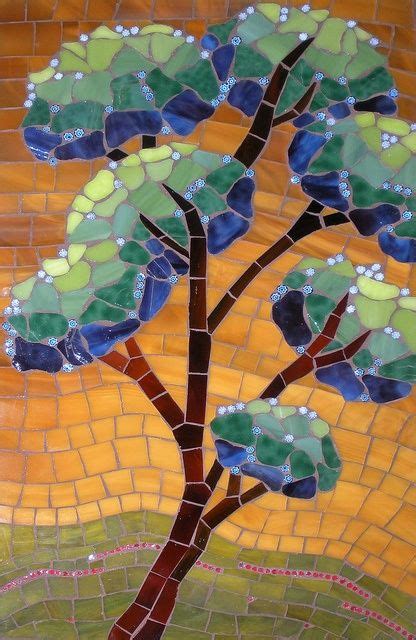 Beautiful Mosaic Tree Mosaic Tree Mosaic Mosaic Tile Art Mosaic