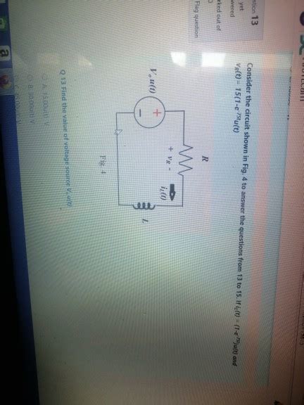 Solved Lall Stion 13 Yet Wered Consider The Circuit Shown Chegg