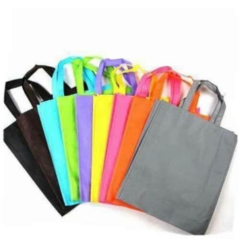 Red And Orange Plain Non Woven Loop Handle Bags Capacity 1 2 Kg At Rs