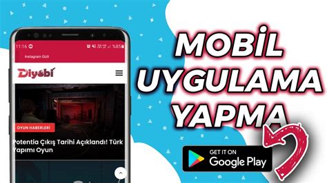 ÜCRETSİZ MOBİL UYGULAMA YAPMA Mobil Uygulama Nasıl Yapılır Kod