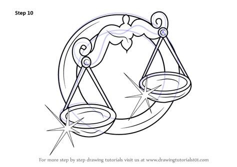 Learn How To Draw A Libra Zodiac Sign Zodiac Signs Step By Step